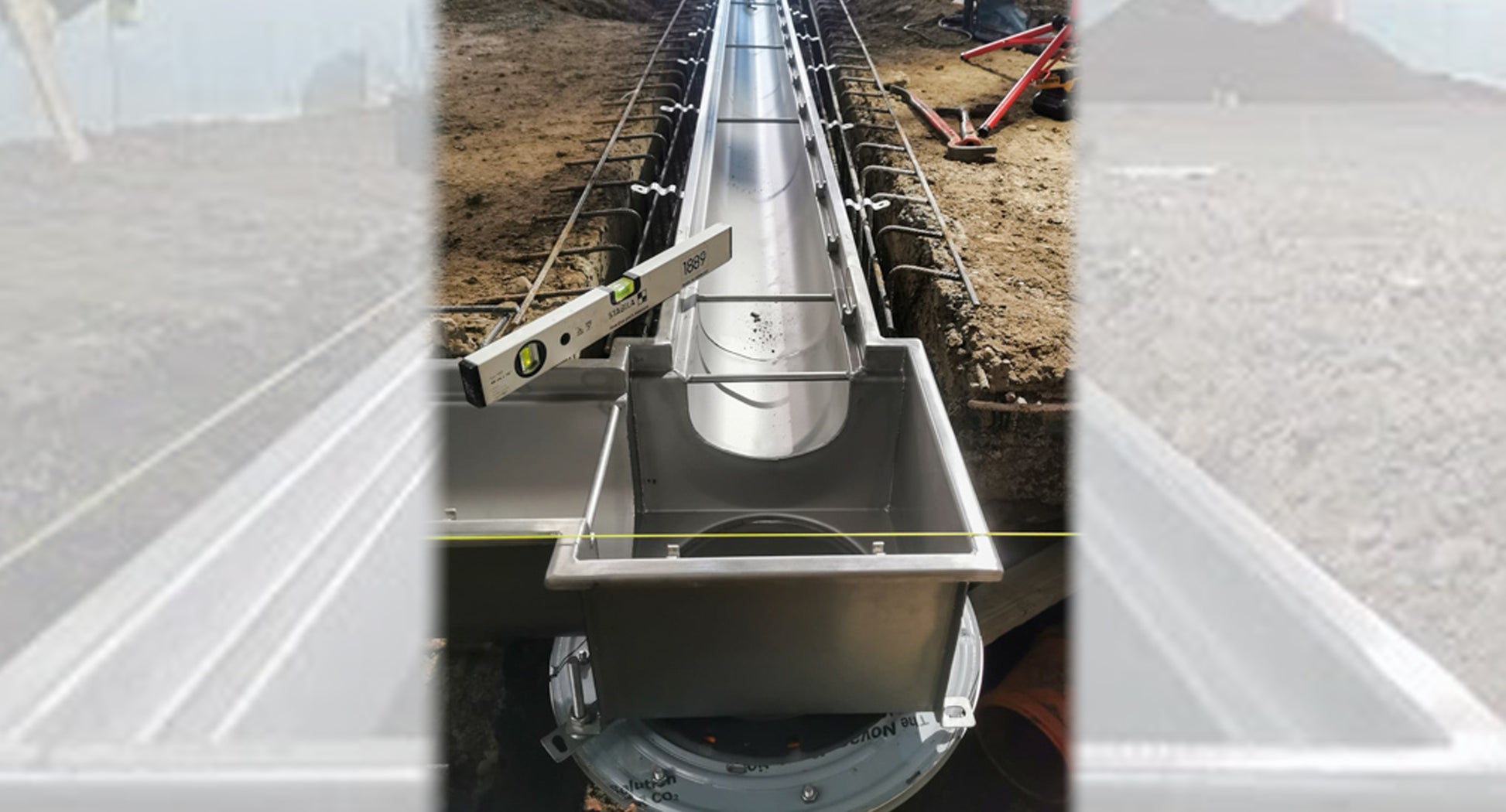 V-Shape Bottom Channel Sv (Vertical Outlet) image 1